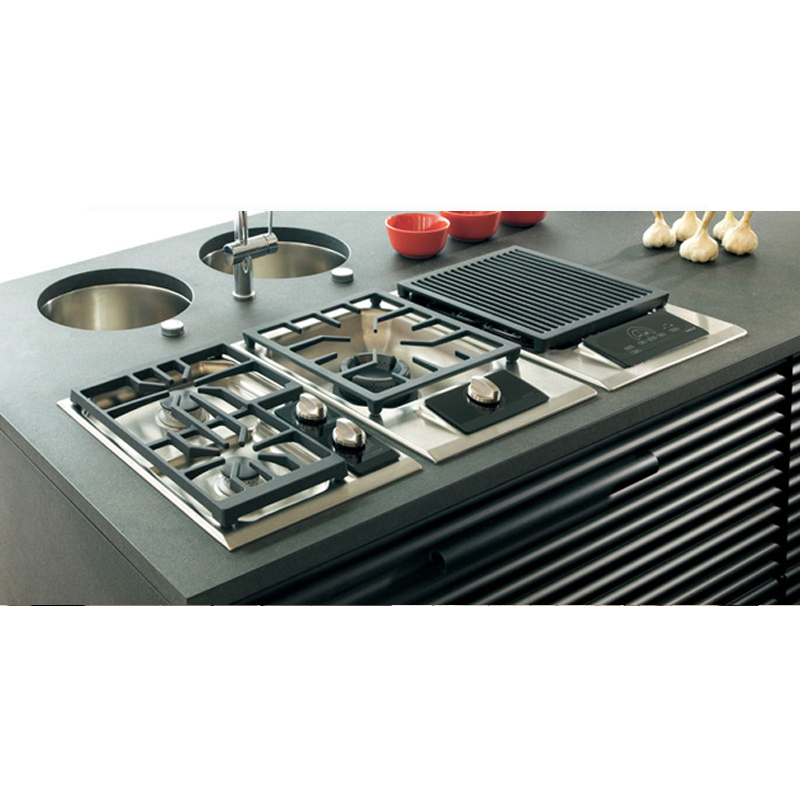 Integrated two gas burner Cooktop w.380 Kouzina Appliances